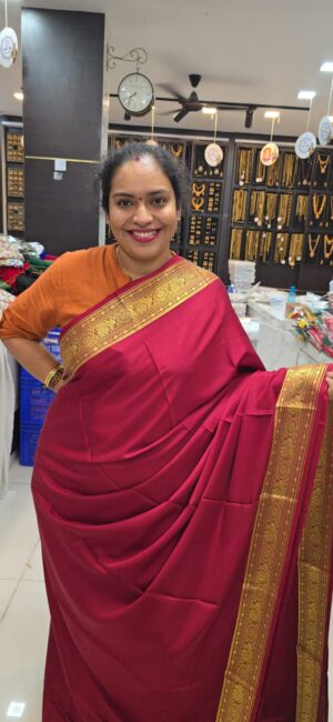 Pure mysore silk saree