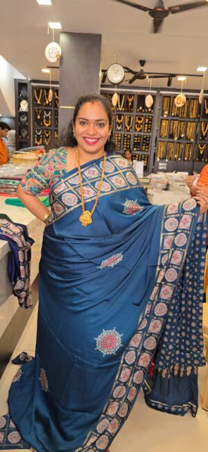 Semi modal silk saree