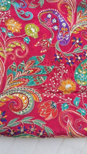 Natural crepe kalamkari blouse