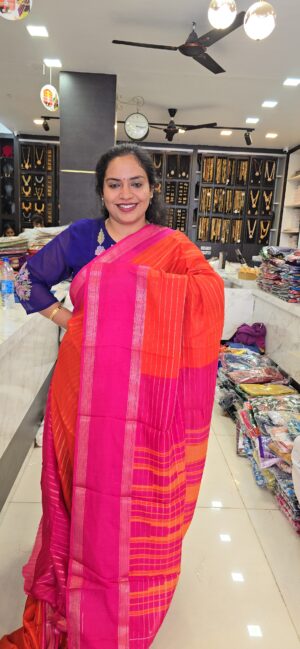 Georgette hand wash saree