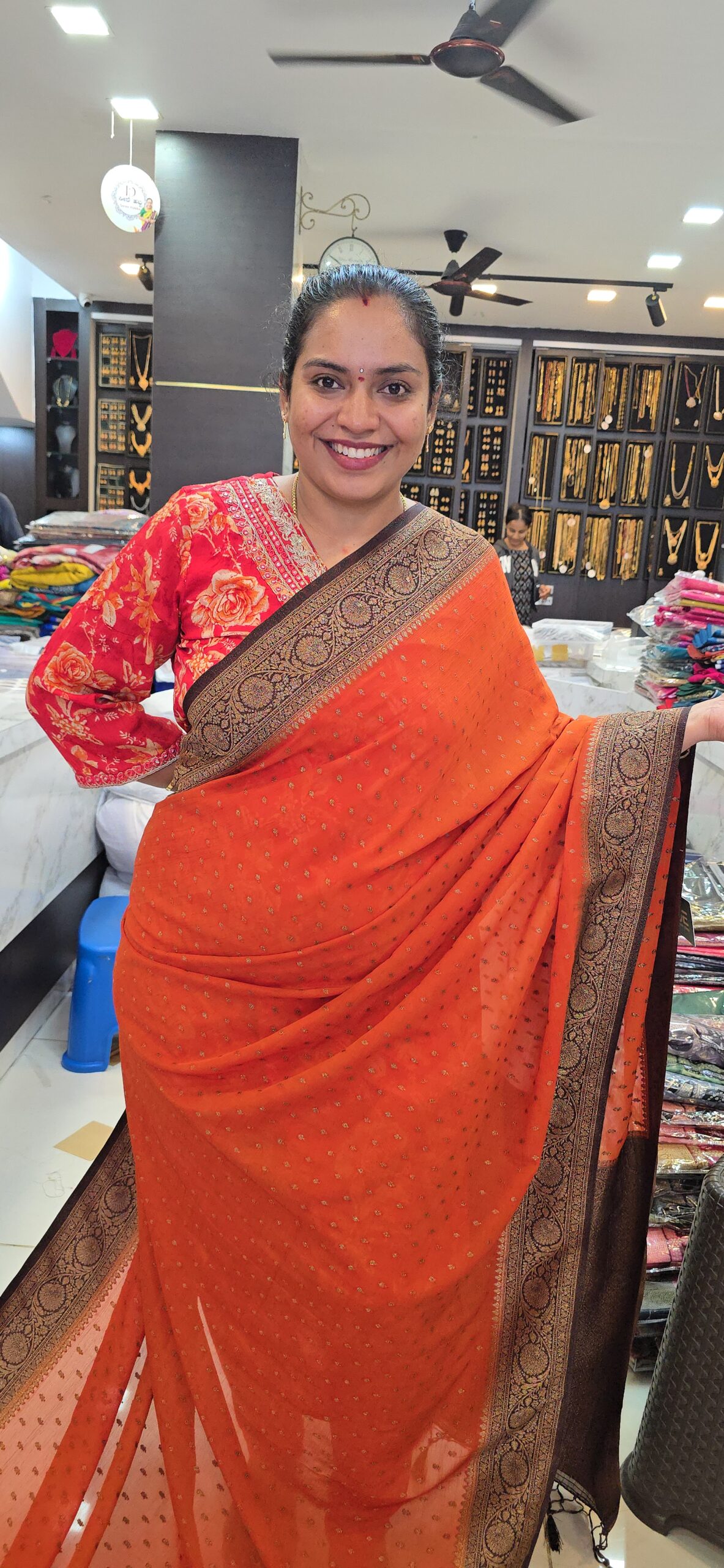 Kaddi banaras saree(coco jery) - Image 3