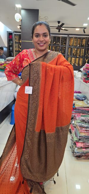 Kaddi banaras saree(coco jery)
