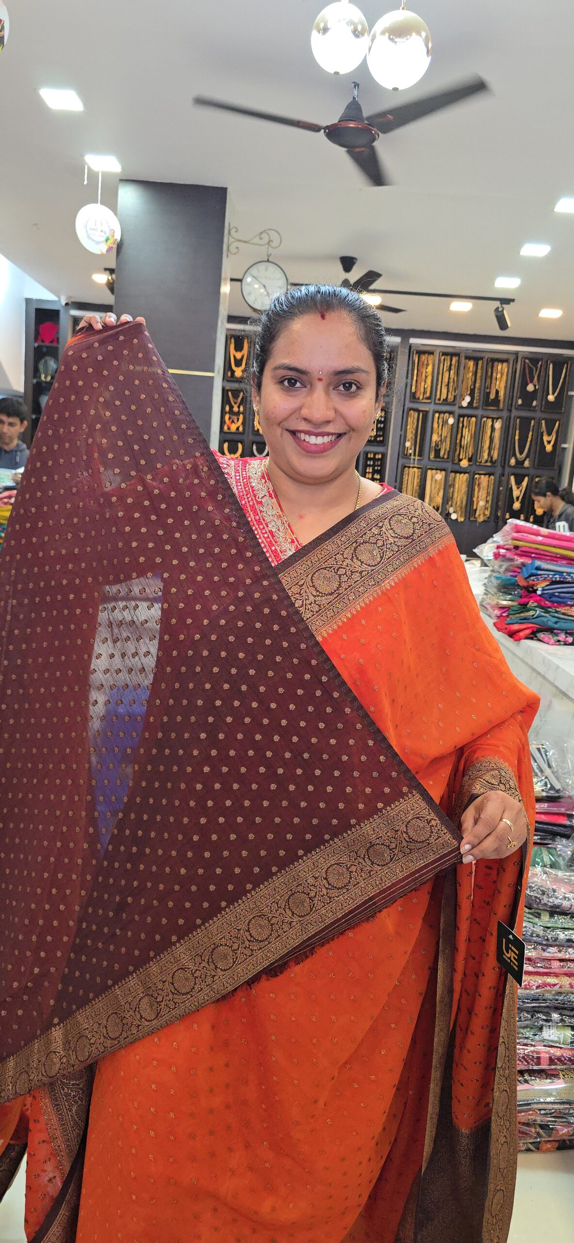 Kaddi banaras saree(coco jery) - Image 2