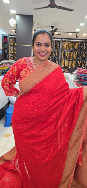 Kaddi banaras saree (coco jery)