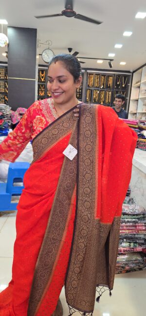 Kaddi banaras saree (coco jery)