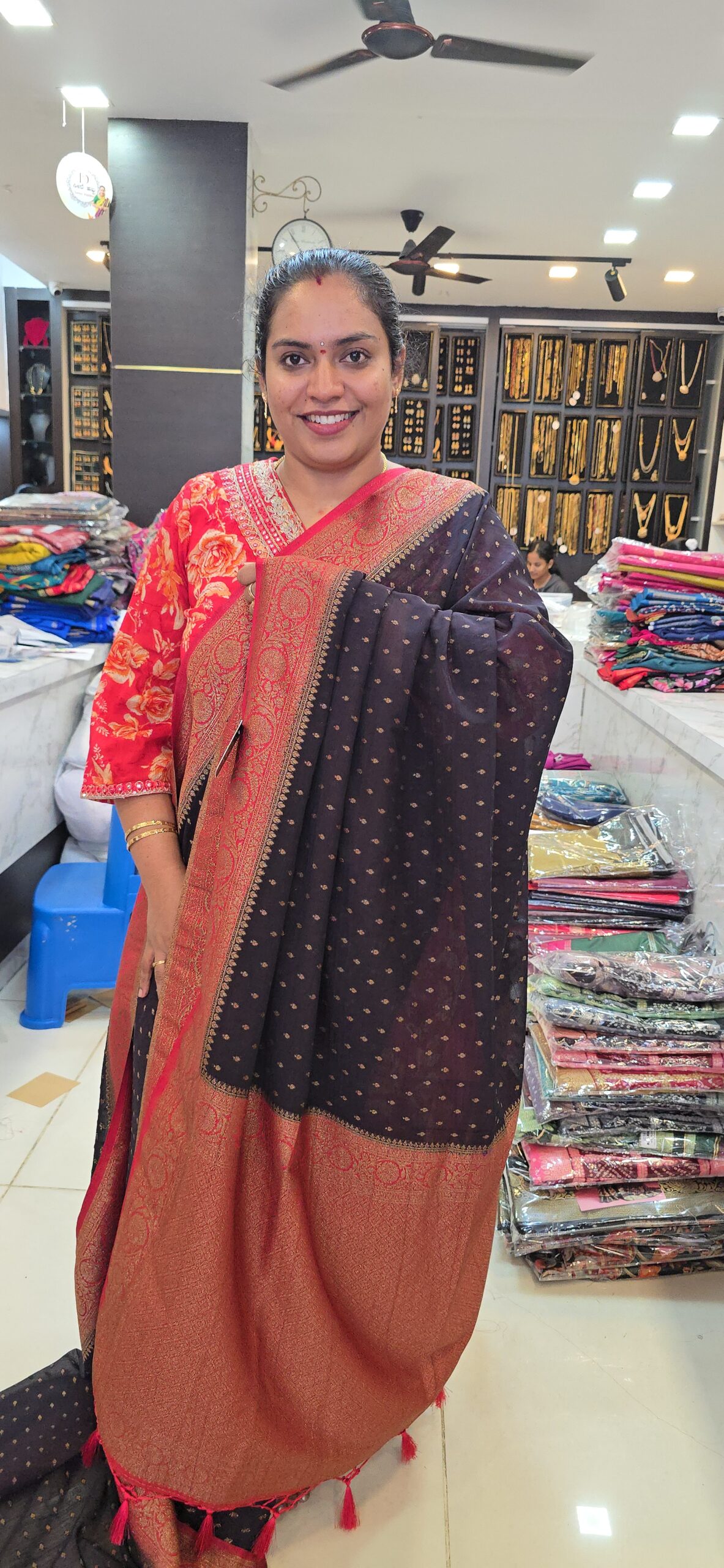 Kaddi banaras saree (coco jery) - Image 2