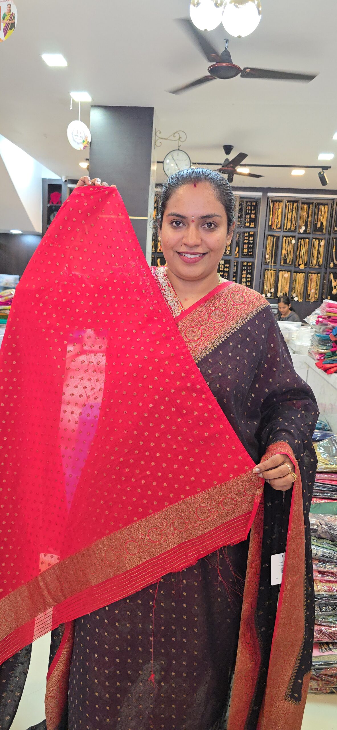 Kaddi banaras saree (coco jery) - Image 3