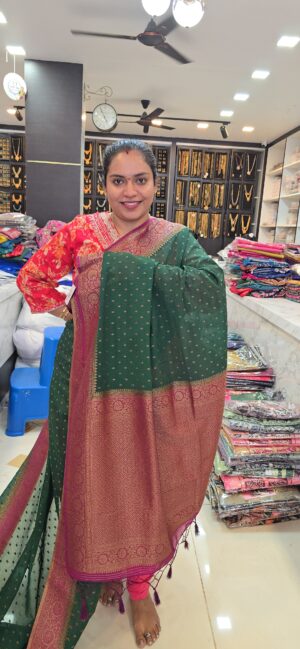 Kaddi banaras saree (coco jery)