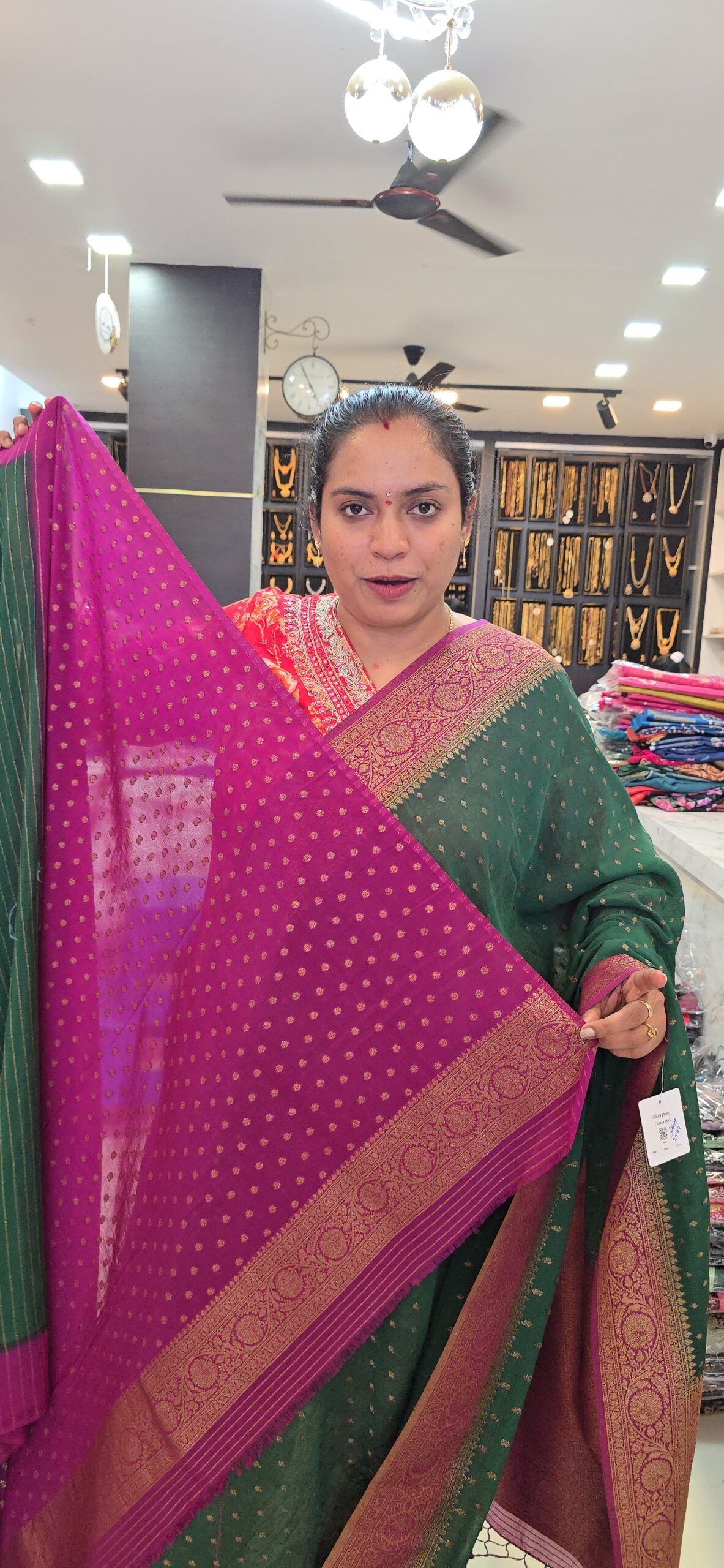 Kaddi banaras saree (coco jery) - Image 3
